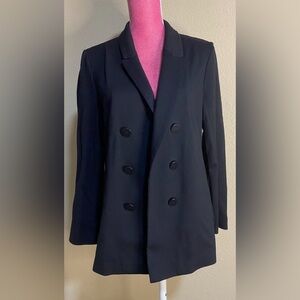 Worthington Women's black Double-Breasted Blazer jacket